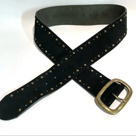 Fossil | Accessories | Fossil Brown Suede Leather Wide Belt  display picture 1